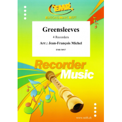 Greensleeves (4 Blockflöten) - Traditional / Arr. Jean-Francois Michel
