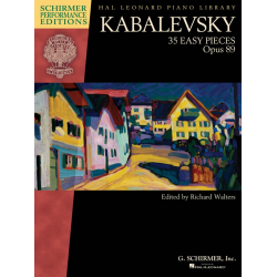 Kabalevsky - 35 Easy Pieces, Op. 89 for Piano - Dmitri Kabalewski / Arr. Richard Walters