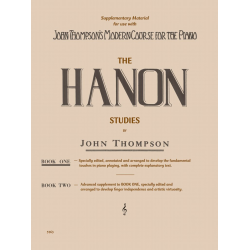 John Thompson's Hanon Studies Book 1 - Charles Louis Hanon / Arr. John Thompson