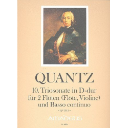 Sonate D-Dur Nr.10 QV2-12 - für - Johann Joachim Quantz