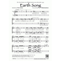 Earth Song (vierstimmig) - SATB - Michael Jackson / Arr. Peter Schnur