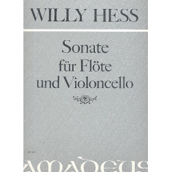 Sonate op.142 - für Flöte und Violoncello - Willy Hess