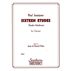 Sixteen (16) Etudes - Paul Jeanjean / Arr. David Hite