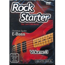 Rockstarter E-Bass vol.3 : DVD - Christian Spohn