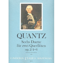 6 Duette op.2 Band 2 - für 2 Flöten - Johann Joachim Quantz