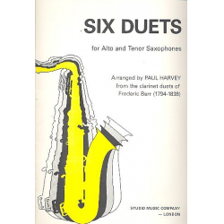 6 Duets for alto and tenor saxophones - Paul Harvey