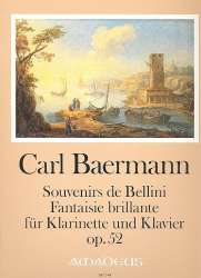 Souvenirs de Bellini op.52 - für Klarinette - Carl Baermann