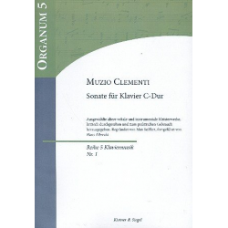 Sonate C-Dur : für Orgel - Muzio Clementi