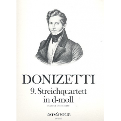 Quartett d-Moll Nr.9 - für Streichquartett - Gaetano Donizetti