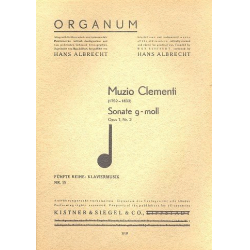 Sonate g-Moll op.7,3 : für Klavier - Muzio Clementi