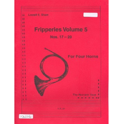 Fripperies vol.5 (nos.17-20) : - Alec Wilder