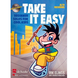 Take it easy (+CD) : for alto recorder - Rik Elings