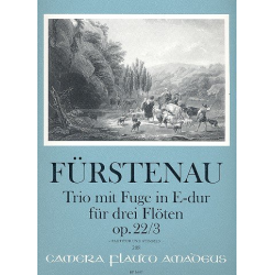 Trio E-Dur op.22,3 - für 3 Flöten - Anton Bernhard Fürstenau