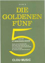 Klavier: Die goldenen 5 - Stimmungslieder Band 5 - Hubert Wolf