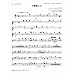Ode to Joy - Ludwig van Beethoven / Arr. Keith Christopher
