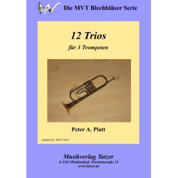 12 Trios für 3 Trompeten - Peter A. Platt
