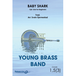 Baby Shark (Opt. Solo for Beginners) - Traditional / Arr. Svein Fjermestad