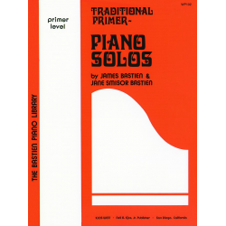 Piano Solo - Traditional Primer - PIANO SOLOS VOL.1