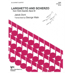 Larghetteo And Scherzo (from Violin Quartet Op.42) - George Waln