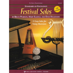 Standard of Excellence: Festival Solos Book 1 - Eb Alto Saxophone - Diverse