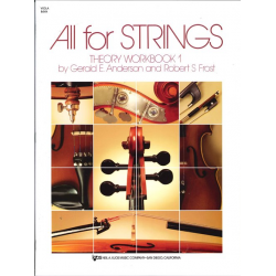 All for Strings vol.1 (english) - Theory Workbook - Viola - Gerald Anderson / Arr. Robert S. Frost