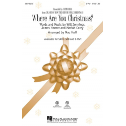 Where are you Christmas? - James Horner / Arr. Mac Huff