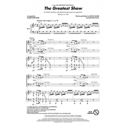 The Greatest Show - ShowTrax CD - Benj Pasek / Arr. Mark Brymer