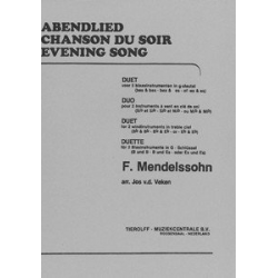 Abendlied / Evening Song - Felix Mendelssohn-Bartholdy / Arr. Jos van der Veken