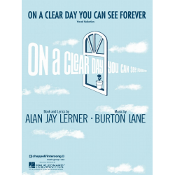 On a Clear Day You Can See Forever - Alan Jay Lerner & Burton Lane