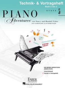 Piano Adventures Stufe 5 - Technik- & Vortragsheft Band 2