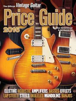 Official Vintage Guitar Magazine Price Guide 2016