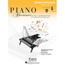 Piano Adventures: Unterrichtsheft Stufe 6 - Nancy Faber