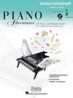 Piano Adventures Stufe 5 - Unterrichtsheft Band 1 (+CD)