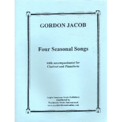 4 seasonal Songs - for soprano, clarinet, piano - Gordon Jacob