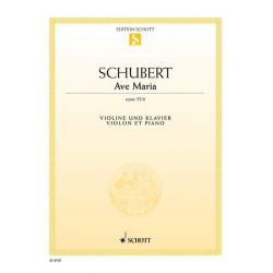 Ave Maria op.52,6 für Violine und Klavier - Franz Schubert / Arr. Jules Strens