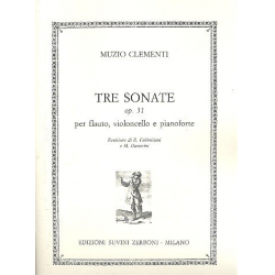 3 Sonate op.31 per flauto, violoncello - Muzio Clementi