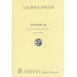 L. Boulanger : Psaume 24 La Terre Appartient A L'Eternel - Lili Boulanger
