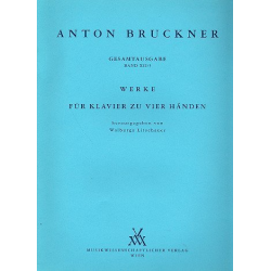 Werke für Klavier zu 4 Händen - Anton Bruckner