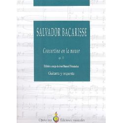 Concertino a minor op.72 - Salvador Bacarisse