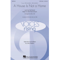 A House is not a Home - Burt Bacharach / Arr. Mac Huff
