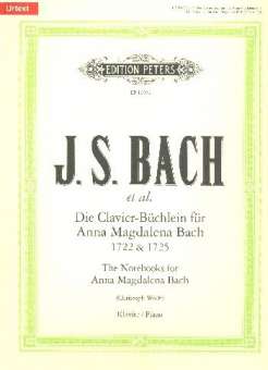 Die Clavier-Büchlein für Anna Magdalena Bach (1722 und 1725) (Auswahl) :