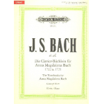 Die Clavier-Büchlein für Anna Magdalena Bach (1722 und 1725) (Auswahl) : - Johann Sebastian Bach