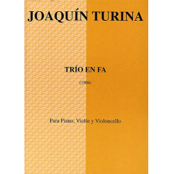 Klaviertrio F-Dur Stimmen - Joaquin Turina