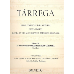Obras completas para guitarra vol.3 - Francisco Tarrega