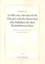 La fille aux cheveux de lin für Flöte, Oboe, - Claude Achille Debussy