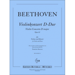 Konzert D-Dur op.61 für Violine und Orchester - Ludwig van Beethoven