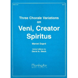 3 Chorale Variations on Veni creator spiritus - Marcel Dupré