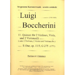 Quintett E-Dur op.11,5 G275 - Luigi Boccherini