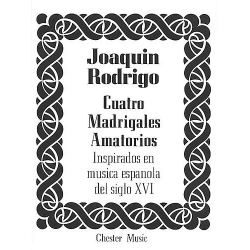 4 Madrigales amatorios for medium - Joaquin Rodrigo