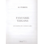 Fantasie tzigane pour saxophone - Marcel Perrin